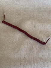 Spiralli Telefon Ahize Kablosu 2 Metre Bordo thumbnail 6
