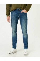 Erkek Jean Pantolon Orta Indigo 2kam43263ld thumbnail 3