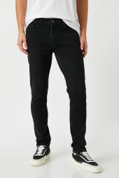 Erkek Jean Pantolon Siyah thumbnail 3