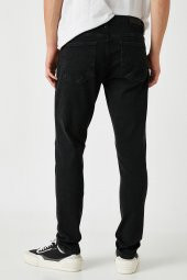 Erkek Jean Pantolon Siyah thumbnail 4