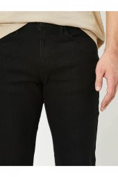Erkek Jean Pantolon Siyah thumbnail 4