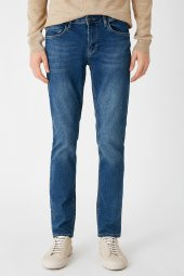 Erkek Orta İndigo Jeans 1KAM45018LD thumbnail 8