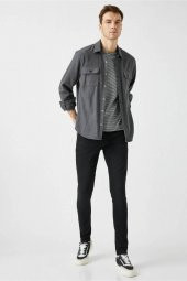 Erkek Jean Pantolon Siyah thumbnail 5