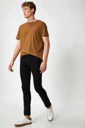 Erkek Siyah Jeans 0YAM43592MD thumbnail 2