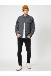 Erkek Siyah Pantolon 0YAM43187LD thumbnail 1