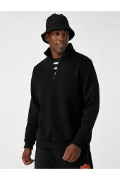 Erkek Sweatshirt Gri 3wam70064mk thumbnail 7