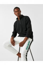 Fermuarlı Dik Yaka Sweatshirt thumbnail 1