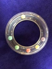 Şeffaf Plastik Bebek Çıngırak 80mm - Bebe Çıngırağı thumbnail 2