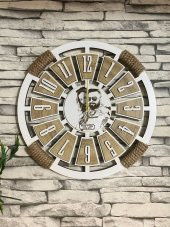 Adapromosyon Dekoratif Ahşap Duvar Saati 40 cm thumbnail 2