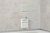 LATTİNA Banyo Dolabı Beyaz MDF Mini 45 cm thumbnail 1