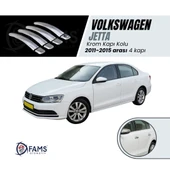 FAMS OTO AKSESUAR VW Jetta Krom Kapı Kolu 4 kapı 2011-2015 P. Çelik thumbnail 1