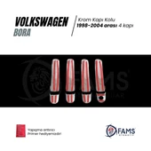 FAMS OTO AKSESUAR VW Bora Krom Kapı Kolu 4 kapı 1998-2004 Paslanmaz Çelik thumbnail 3