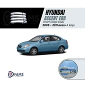 Hyundai Accent Era Krom Kapı Kolu 4 Kapı 2005-2011 P. Çelik thumbnail 1