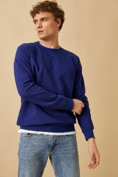 Basic Sweatshirt Pamuklu thumbnail 8