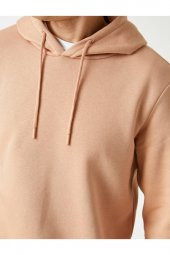 Basic Kapşonlu Sweatshirt thumbnail 10