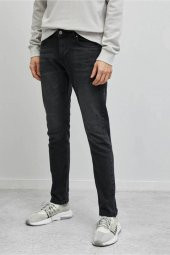Erkek Jean Pantolon Siyah thumbnail 3