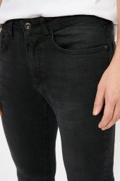 Erkek Siyah Jean 0YAM43153YD thumbnail 5