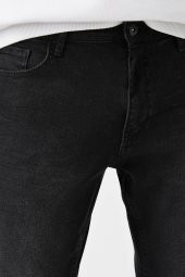 Erkek Siyah Jeans 1YAM43059MD thumbnail 5