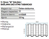 Bea W 15-358 Dalgalı Çivi Makinası thumbnail 2