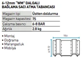 Bea WM 12-156 Dalgalı Çivi Makinası thumbnail 2