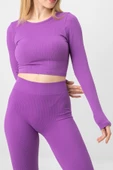 DoReMi Seamless Uzun Kollu Fitilli Büstiyer thumbnail 7