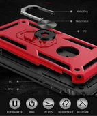 Apple iPhone 8 Plus Yüzüklü Tank Kılıf Siyah thumbnail 4
