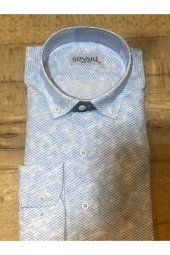 Süvari Classics Slim Fit Pamuklu  Desenli  Gömlek thumbnail 2