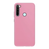 Xiaomi Redmi Note 8 İnce Mat Silikon Kılıf Pembe thumbnail 2