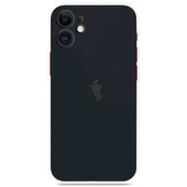 Apple iPhone 12 6.1'' Transparent Slim Case Siyah thumbnail 1