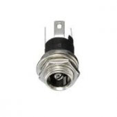 Panel Tipi Metal Dişi DC Barrel Jack - Önden Somunlu thumbnail 1