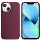 Apple iPhone 14 Plus 6.7'' Liquit Lansman Silikon Bordo thumbnail 1