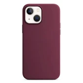 Apple iPhone 14 Plus 6.7'' Liquit Lansman Silikon Bordo thumbnail 2