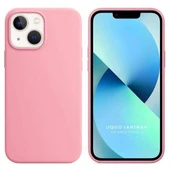 Apple iPhone 14 Plus 6.7'' Liquit Lansman Silikon Pembe thumbnail 1