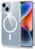Apple iPhone 13 6.1'' Magsafe Şeffaf Silikon Kılıf thumbnail 3