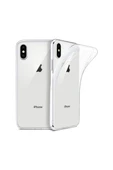 Apple iPhone X Premium Silikon Kılıf Şeffaf thumbnail 1