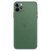 Apple iPhone 12 Pro 6.1'' Transparent Slim Case Yeşil thumbnail 1