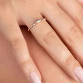 14k Altın Toplu Dolce Baget Yüzük thumbnail 4