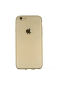 Apple iPhone 6G Plus Premium Silikon Kılıf Gold thumbnail 1