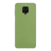 Xiaomi Redmi Note 9 Pro İnce Mat Silikon Kılıf Yeşil thumbnail 2