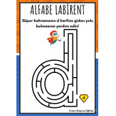 Okul Öncesi Alfabe-Sayı Labirent Kitabı thumbnail 3