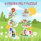 Tox Hayvanlar 2+ Keçe Yapboz - Puzzle T003 thumbnail 7