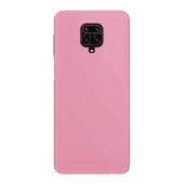 Xiaomi Redmi Note 9 Pro İnce Mat Silikon Kılıf Pembe thumbnail 2