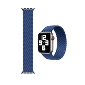 Apple Watch 2 42 MM Tek Parça LARGE Hasır Kordon Mavi thumbnail 2