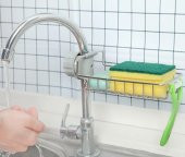 3B Trend Mutfak ve Banyo Organizer Demir Raf Tek Kat thumbnail 4