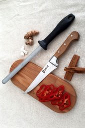 SürLaz Handmade Bıçak Seti Et Bıçağı Yassı Masat 2Li Set thumbnail 1