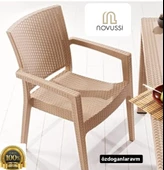 Novussi  Paris Rattan 4 Adet Sandalye thumbnail 1