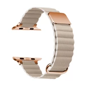 Apple Watch 7 41mm KRD-78 Suni Deri Kordon thumbnail 9