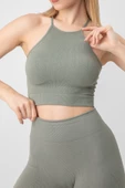 DoReMi Seamless Örme Halter Yaka Büstiyer thumbnail 11