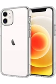 Apple iPhone 12(6.1'') Premium Silikon Kılıf Şeffaf thumbnail 1