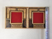 Çiftli Bambu Fotoğraf Çerçevesi 4,5x4,5 cm thumbnail 8
